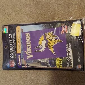 NIP 2-sided Oversized NFL Minnesota Vikings Flag